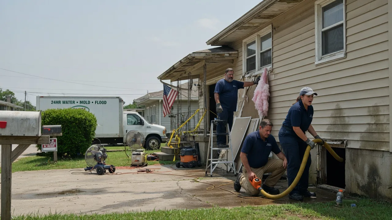 Water Damage Repair in Vandervoort, AR near me